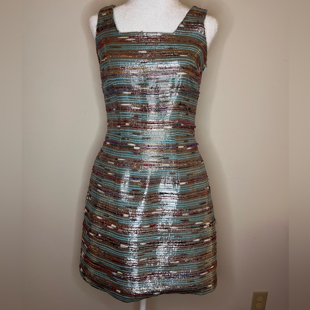 Kirribilla Multicolor Striped Sequin Dress